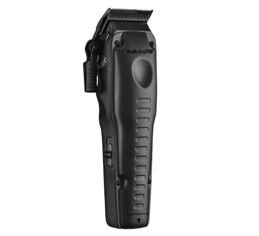Black hair clipper with 'babylissPRO' branding on a white background