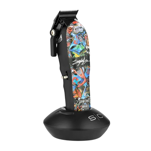 Side view of StyleCraft Rebel King Saladeen Clipper showcasing modular body and exclusive limited-edition artwork