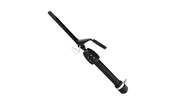 StyleCraft Black Gold Professional Curling Iron w/ Ceramic Barrel