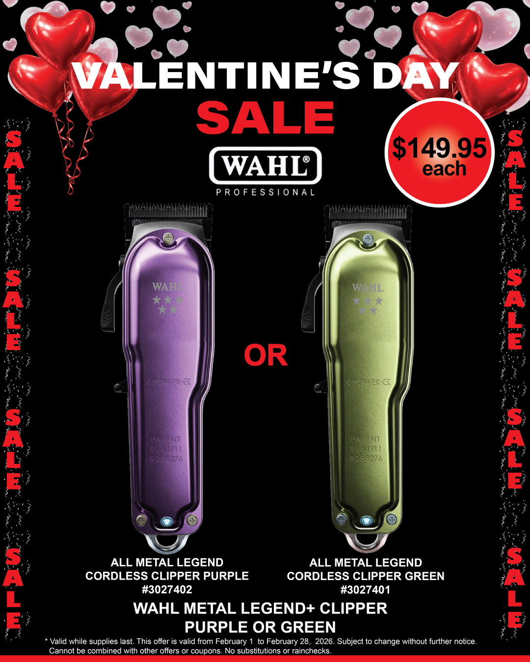 Wahl Professional All-Metal Legend+ Cord/Cordless Clipper