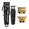 Wahl 5-Star Black/Gold Cordless Barber Combo – Cordless Magic Clip & Cordless Detailer 3025397