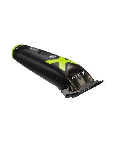 Hair clipper with 'Xceed' branding on a white background