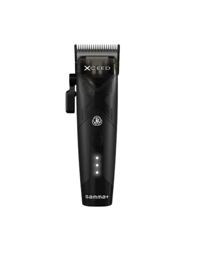 Black hair clipper with 'Xceed' branding on a white background