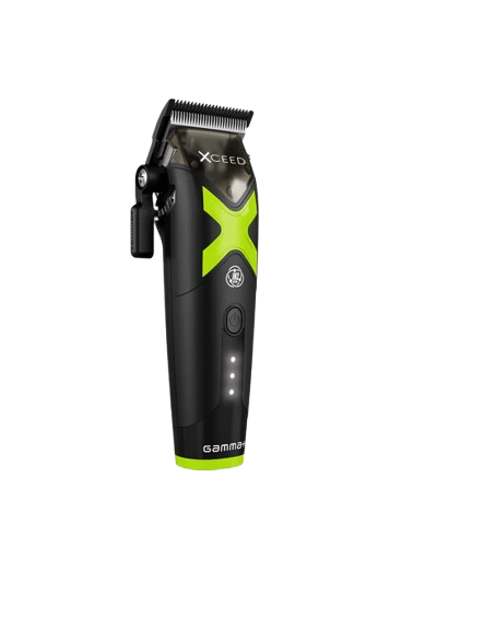 Hair clipper with Xceed branding on a white background