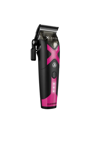 Hair clipper with 'Xceed' branding on a white background