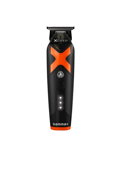 Black and orange grooming tool with 'Xceed' branding on a white background