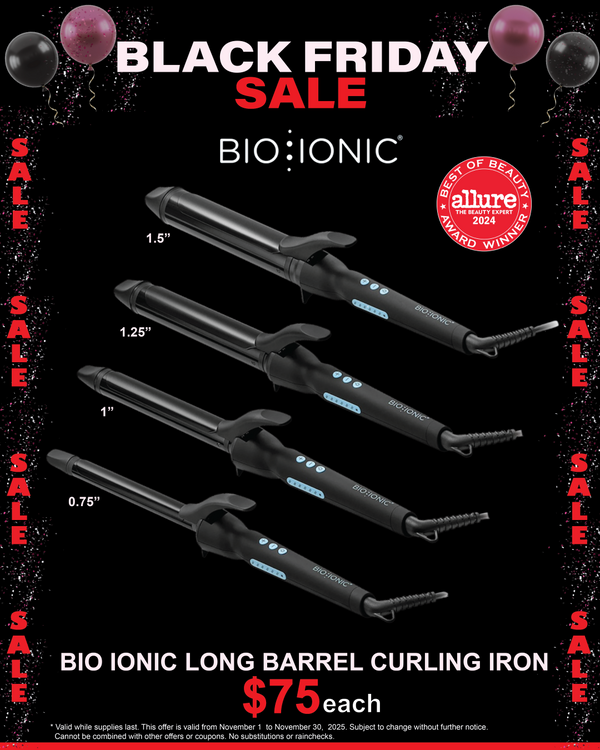 Bio Ionic Long Barrel Curling Iron $75 each! (All Sizes)