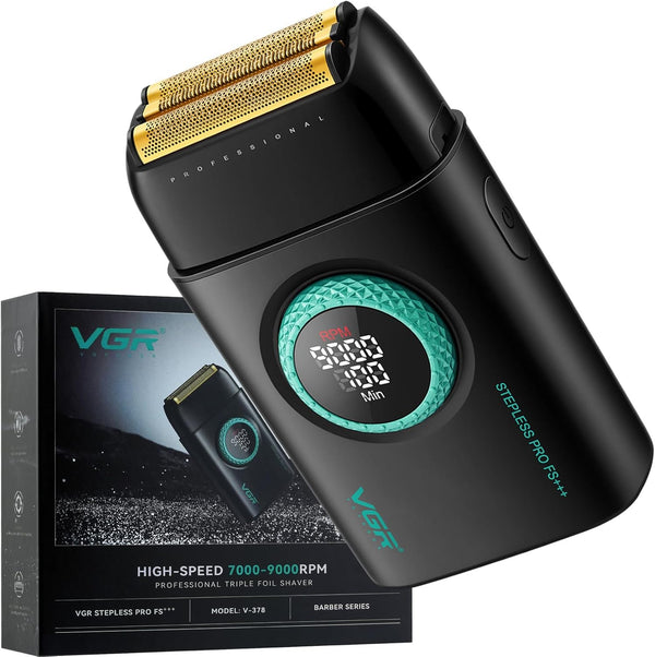 VGR DOUBLE FOIL SHAVER BLACK