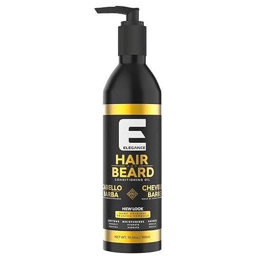 Elegance Hair & Beard Conditioning Oil - Highly Moisturizing And Lightweight Beard Conditioner For Men, Great Smel