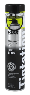 Red By KISS Temporary Hair Color Spray - Black - 2.82 oz TCSL01D