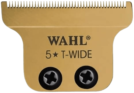 Wahl Professional Gold T-Wide Blade for The 5 Star Series Detailer Li Gold Trimmer, for Professional Barbers and Stylists Item - 2215-700