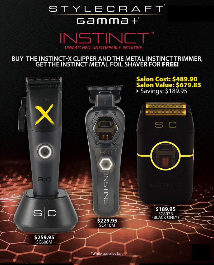 FREE Instinct Metal Shaver 2025 Deal: Buy StyleCraft Instinct-X Clipper & Instinct Metal Trimmer Bundle – Save $189.95!