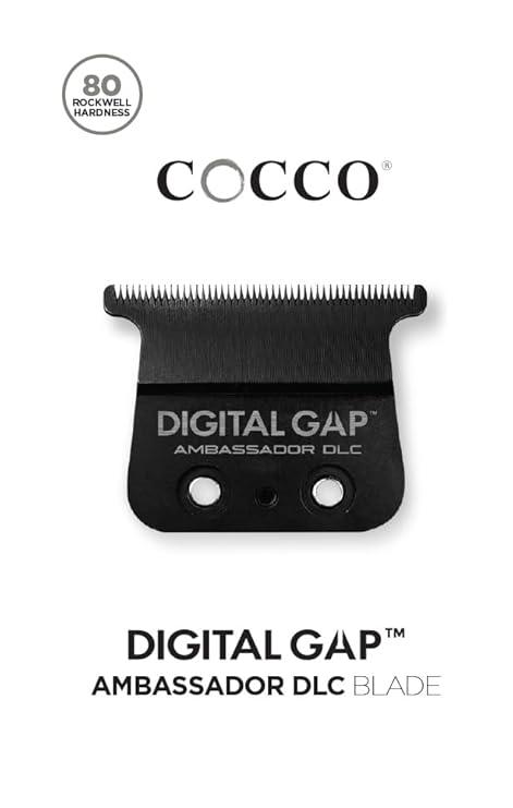 Cocco® DIGITAL GAP™ AMBASSADOR DLC TRIMMER BLADE | Replacement Blades Designed HYPER VELOCE PRO TRIMMERS and VELOCE PRO TRIMMERS ADGT-DLC