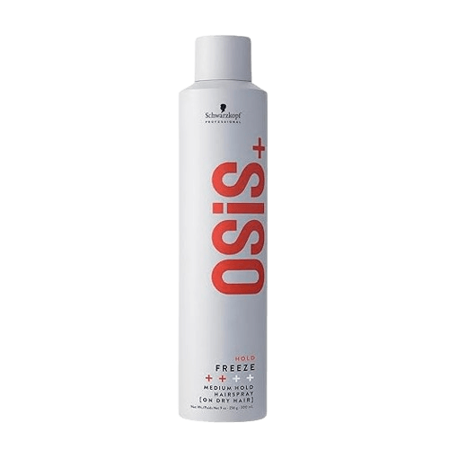 Schwarzkopf OSiS+ Freeze Medium Hold Hairspray | All Day and Shine Heat Humidity Protection 8.75 Oz