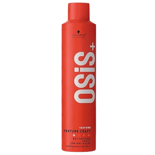 Schwarzkopf OSiS+ Texture Craft – Volumizing Dry Texture Spray - Root Lift with Natural Feel and Shine – Lightweight Hair Styling Product