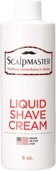 Scalp Master Liquid Shave Cream 8oz