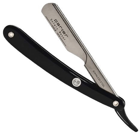 Parker Professional Straight Edge Barber Razor with 5 Parker Platinum Blades PTB