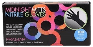 Framar Midnight Mitts Nitrile Gloves - 100 Count