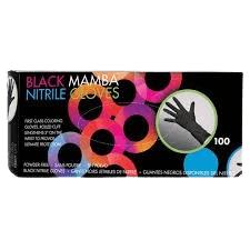 Framar Midnight Mitts Nitrile Gloves - 100 Count