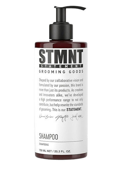 STMNT Grooming Goods Shampoo | SLS/SLES Sulfates Free | Activated Charcoal & Menthol | Removes Build Up | Fuller Feeling Hair