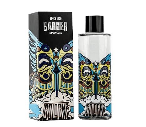 Barber Marmara Puerto Rico Limited Edition Eau de Cologne 500 ml Men's Fragrance Water Glass Bottle Gift Packaging Men's Perfume Aftershave Men Cologne Barber 8% Fragrance Oil