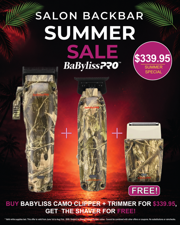 BaBylissPRO Limited Edition Camo Lo-PROFX Compact Set
