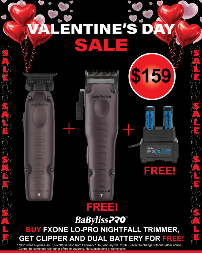 BaBylissPRO FXONE LoPROFX Nightfall Clipper & Trimmer Bundle – Limited Edition $345 Value for Only $199 + FREE Battery Kit