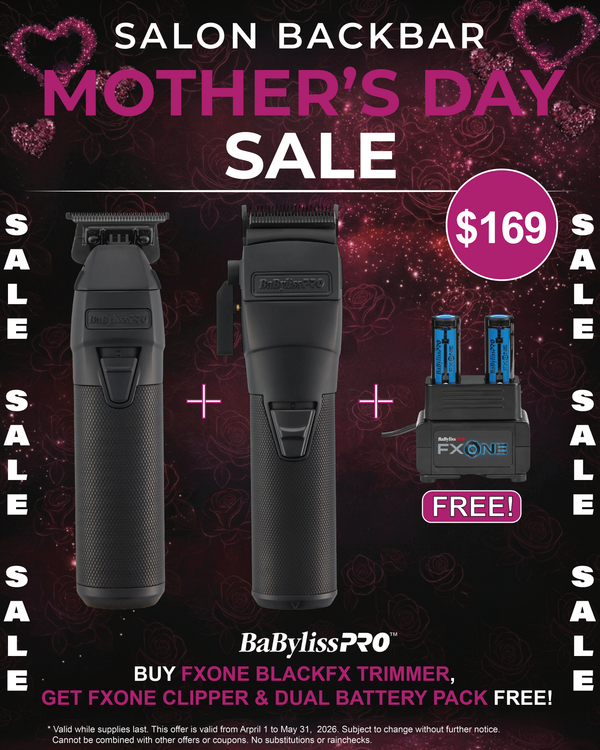 BaBylissPRO FXONE BlackFX Clipper & Trimmer Bundle – Limited Edition $
