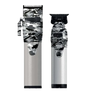 Hair trimmer with camouflage design on a white background