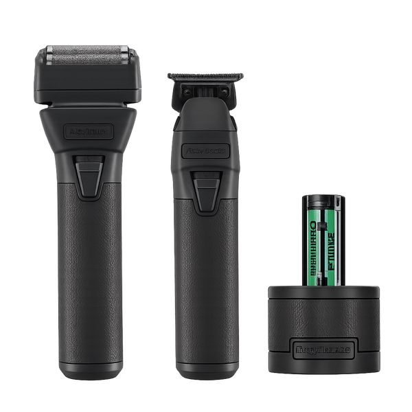 BaBylissPRO FXONE BlackFX Trimmer & Double Foil Shaver Set (FX1FSTMBPK)