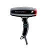 A black BabylissPRO 20 RAIDO 20 hair dryer with a red and green accent on the nozzle, shown against a plain white background.