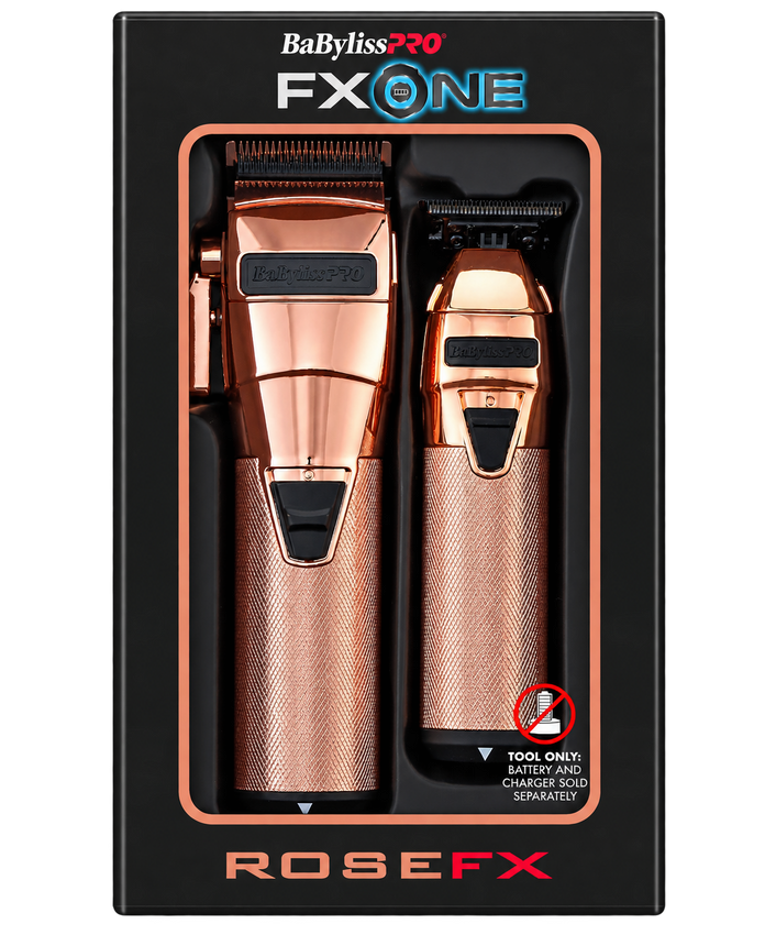 BaBylissPRO FXONE RoseFX Clipper & Trimmer Prepack (TOOLS ONLY) – FX1CTRGTO