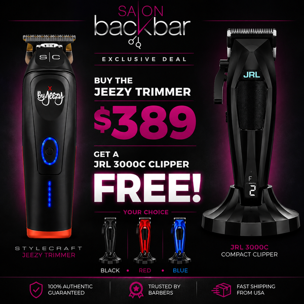 JRL Professional 3000C Mini Hair Clipper & StyleCraft 360 Jeezy Cordless Trimmer Combo