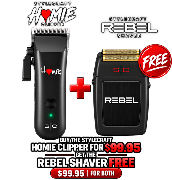 StyleCraft Homie Clipper & Rebel Shaver Combo