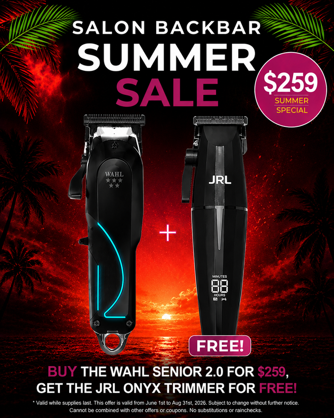 Wahl Senior 2.0 Cordless Clipper & JRL Onyx Trimmer Combo