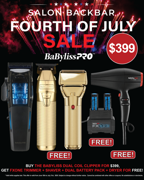 BaBylissPRO Ultimate Barber Bundle | Dual Coil Clipper, FXONE Gold Trimmer & Shaver, Turbo Extreme Dryer + Dual Battery Pack