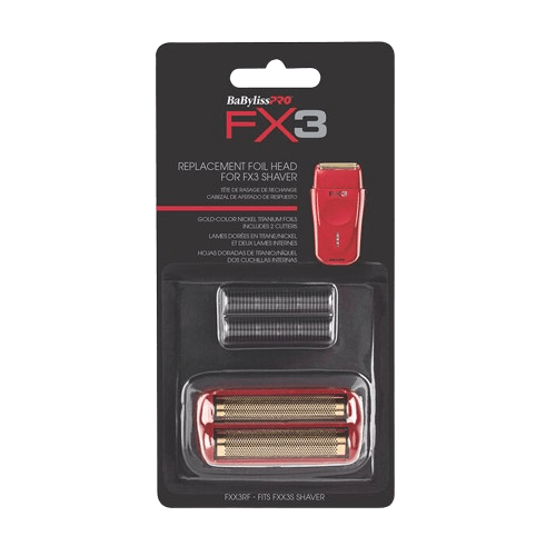 Babyliss PRO FX3 Shaver Replacement Foil & Cutter - Silver FXX3RF