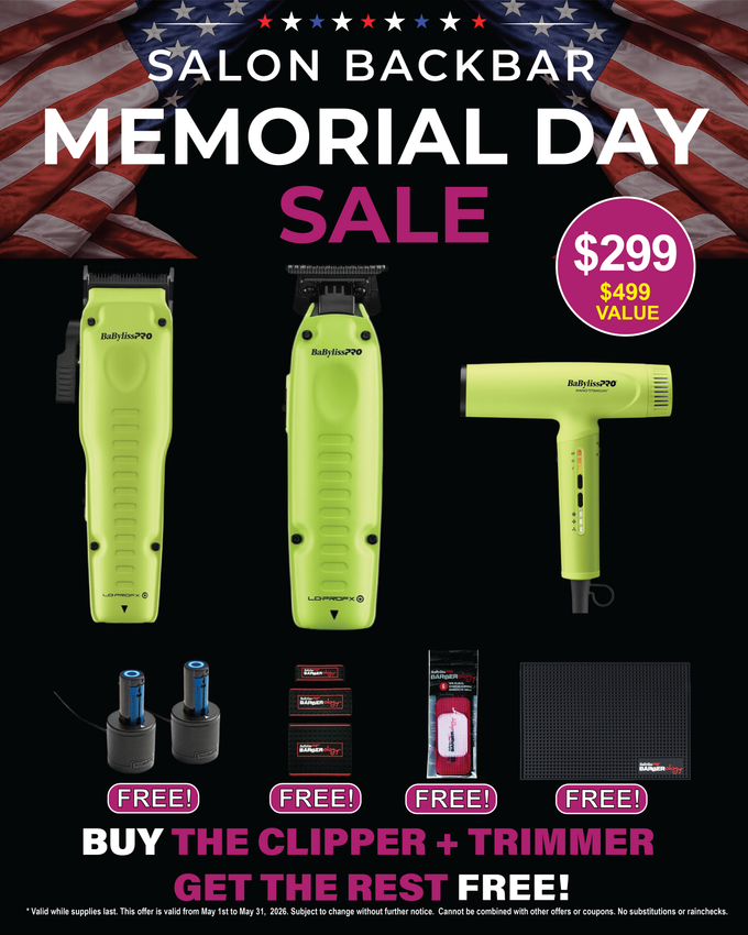 BaBylissPRO LO-PROFX Neon Green Clipper & Trimmer Combo Deal – Free Nano Titanium Dryer + Bonus Kit ($499 Value for $299)