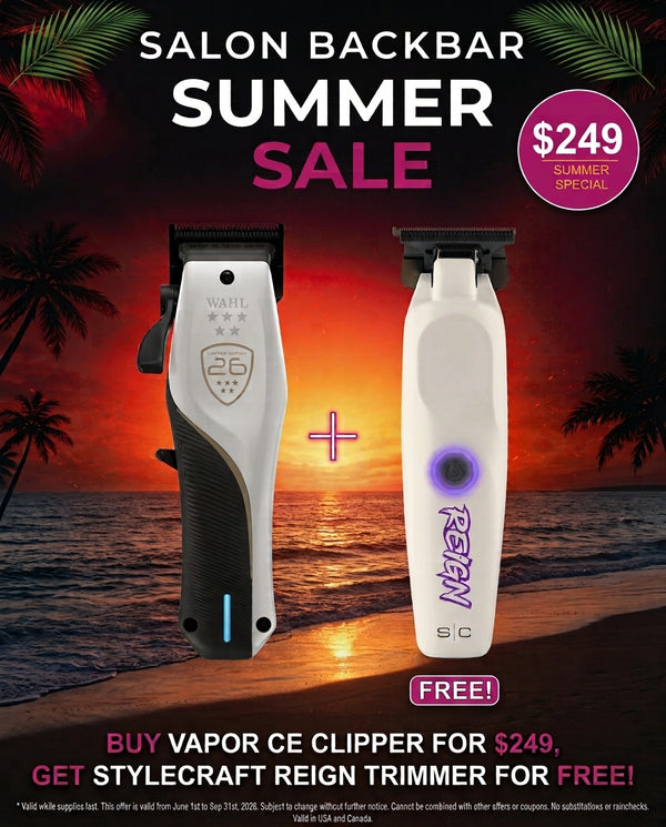 Wahl Professional Limited Edition Vapor CE & StyleCraft Reign Cordless Trimmer Combo