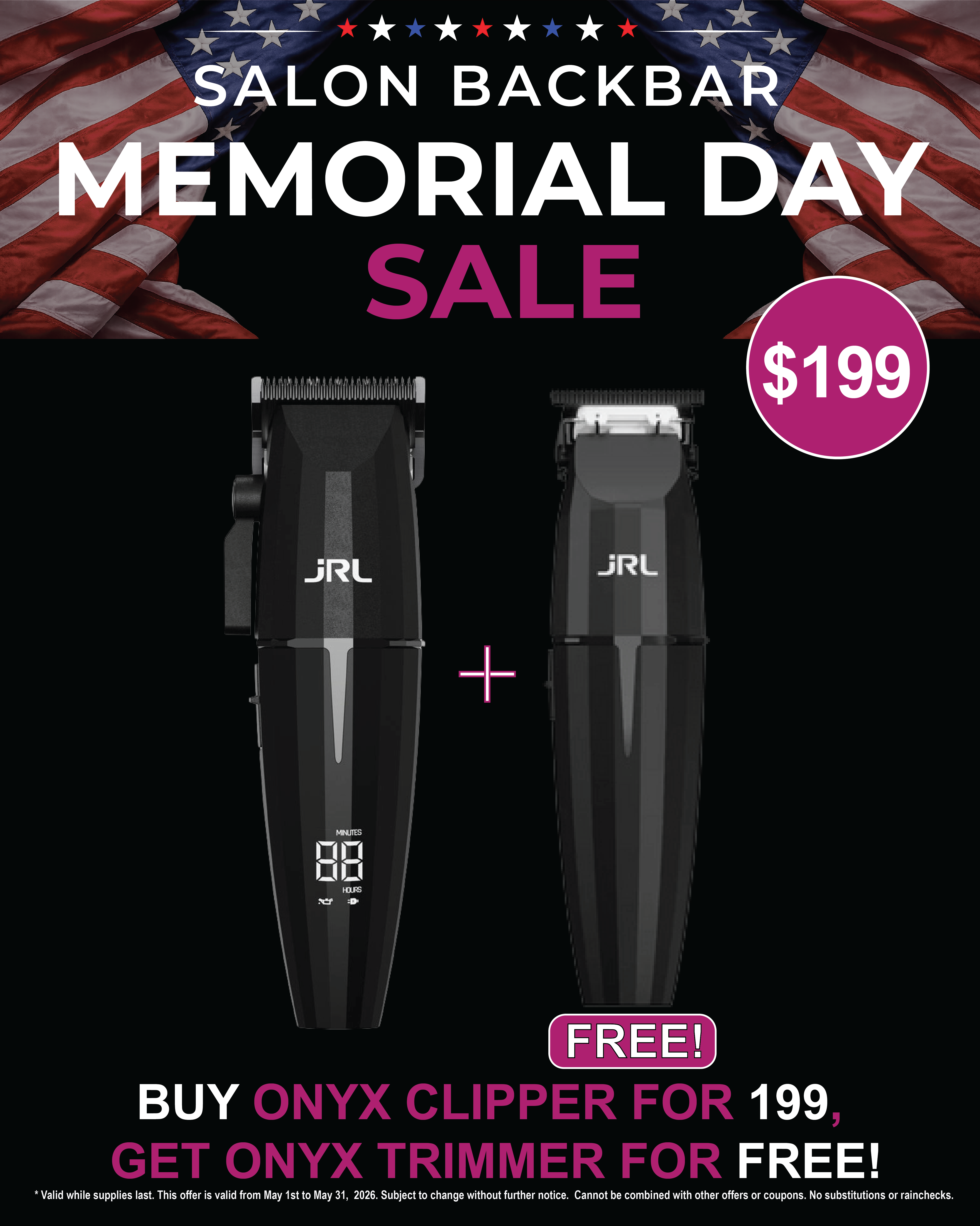 JRL ONYX プロフェッショナルバリカン コンボセット JRL Professional Onyx Clipper & Trimmer + Charging Base Combo