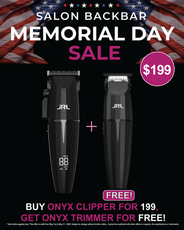 JRL Professional Onyx Clipper & Trimmer + Charging Base Combo