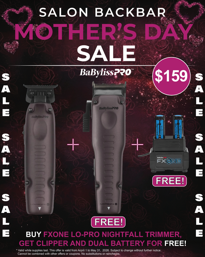 BaBylissPRO FXONE LoPROFX Nightfall Clipper & Trimmer Bundle – Limited Edition $345 Value for Only $199 + FREE Battery Kit