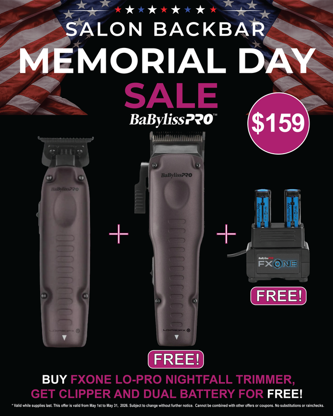BaBylissPRO FXONE LoPROFX Nightfall Clipper & Trimmer Bundle – Limited Edition $345 Value for Only $199 + FREE Battery Kit
