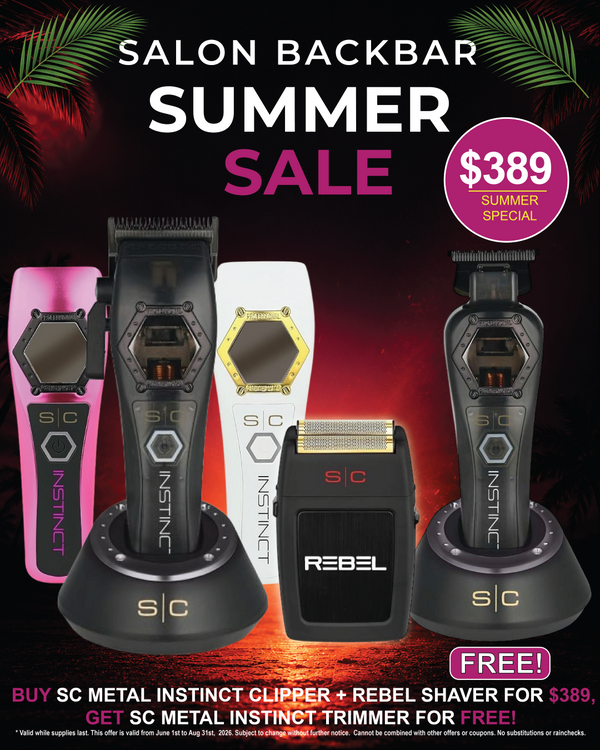 StyleCraft Instinct Metal Clipper & Trimmer + Rebel Shaver Combo