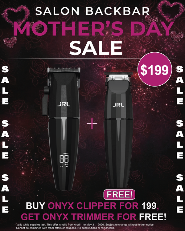 JRL Professional Onyx Clipper & Trimmer + Charging Base Combo