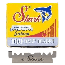 Shark Straight Edge Half Razor Blades 100ct Box