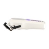 White pro grooming clipper with black switch on a white background