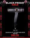 Stylecraft Silver Bullet JetLiner - Professional Lightweight Hair Dryer with Digital Motor SB102B