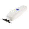 White hair trimmer with 'Saber' brand name on a white background