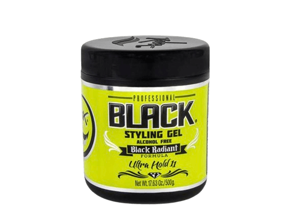 Rolda - Black Hair Styling Gel | Covers Gray Hair, Medium-Strong Hold, Medium Shine, Wet Look, Alcohol-free, Paraben-free, Flake-free